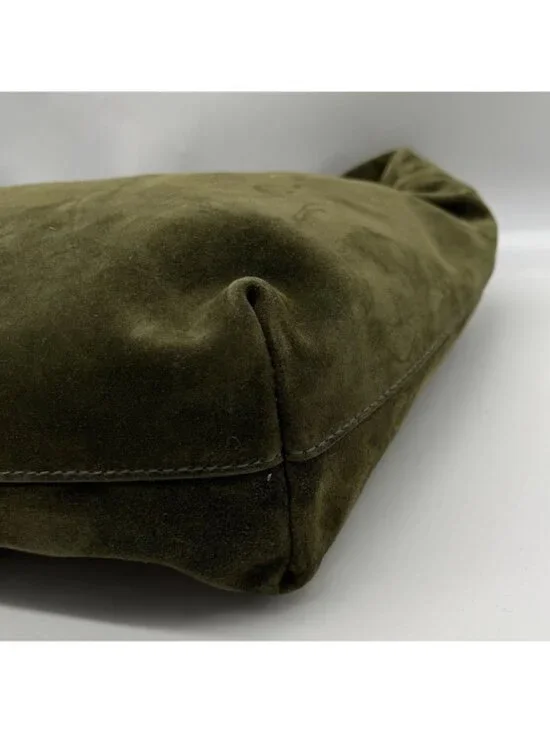 Madewell the Mylie Green Suede Shoulder Bag - Picture 9 of 10